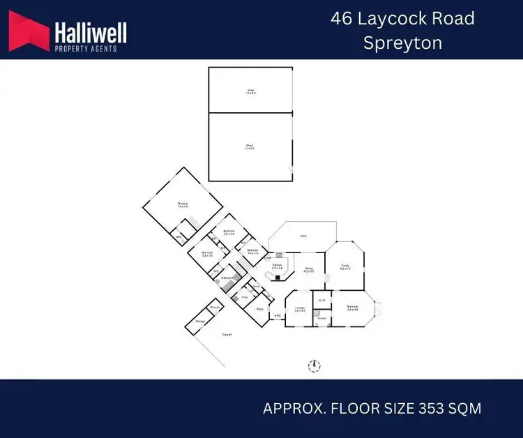 Floorplan of Homely house listing, 46 Laycock Road, Spreyton TAS 7310