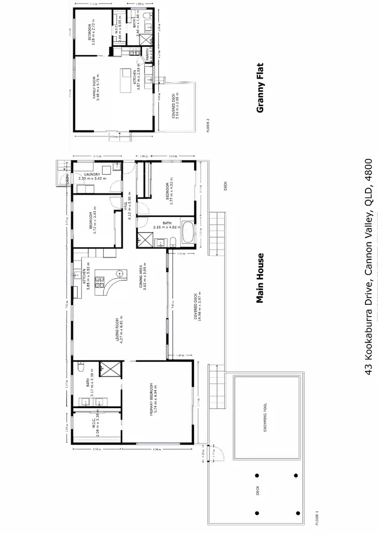 Floorplan of Homely house listing, 43 Kookaburra Drive, Cannon Valley QLD 4800