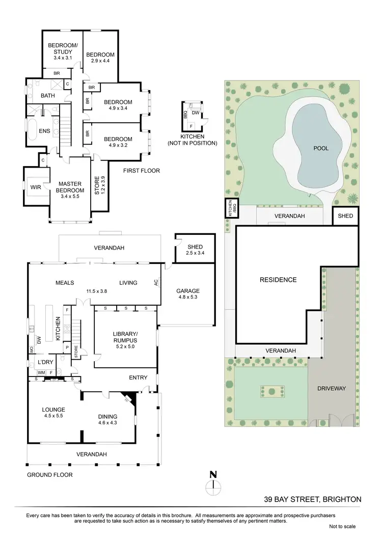 Floorplan of Homely house listing, 39 Bay Street, Brighton VIC 3186