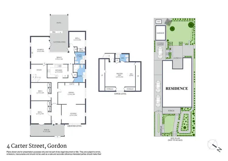 Floorplan of Homely house listing, 4 Carter Street, Gordon NSW 2072