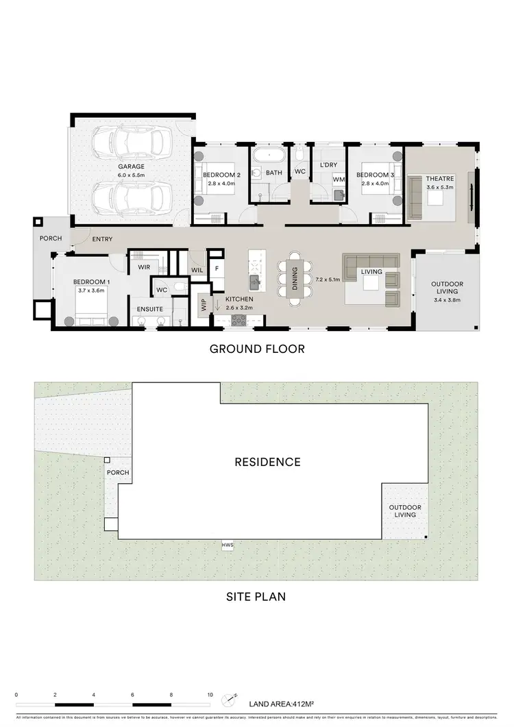 Floorplan of Homely house listing, 9 Allanwood Street, Ocean Grove VIC 3226