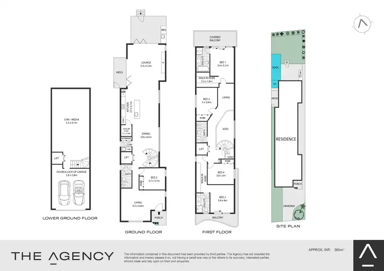 Floorplan of Homely house listing, 5 Bourmac Avenue, Northbridge NSW 2063