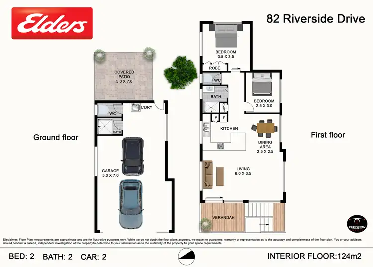 Floorplan of Homely house listing, 82 Riverside Drive, Tumbulgum NSW 2490