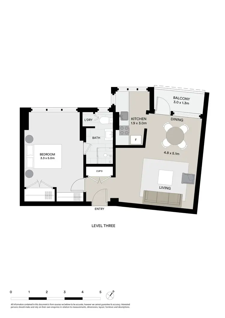 Floorplan of Homely apartment listing, 32/66 Darling Point Road, Darling Point NSW 2027