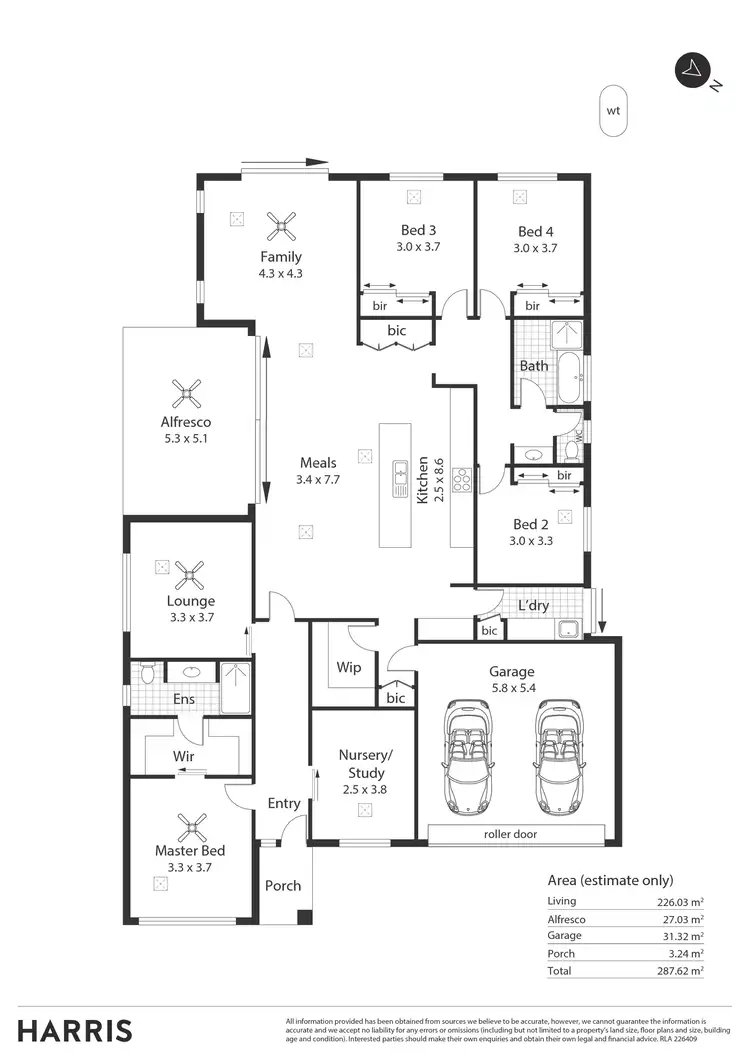 Floorplan of Homely house listing, 32 Castleton Street, Virginia SA 5120