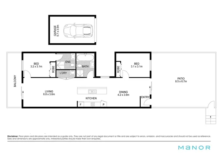 Floorplan of Homely townhouse listing, 51/11 Glenvale Avenue, Parklea NSW 2768