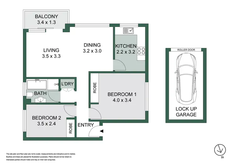 Floorplan of Homely apartment listing, 5/28 Moodie Street, Cammeray NSW 2062