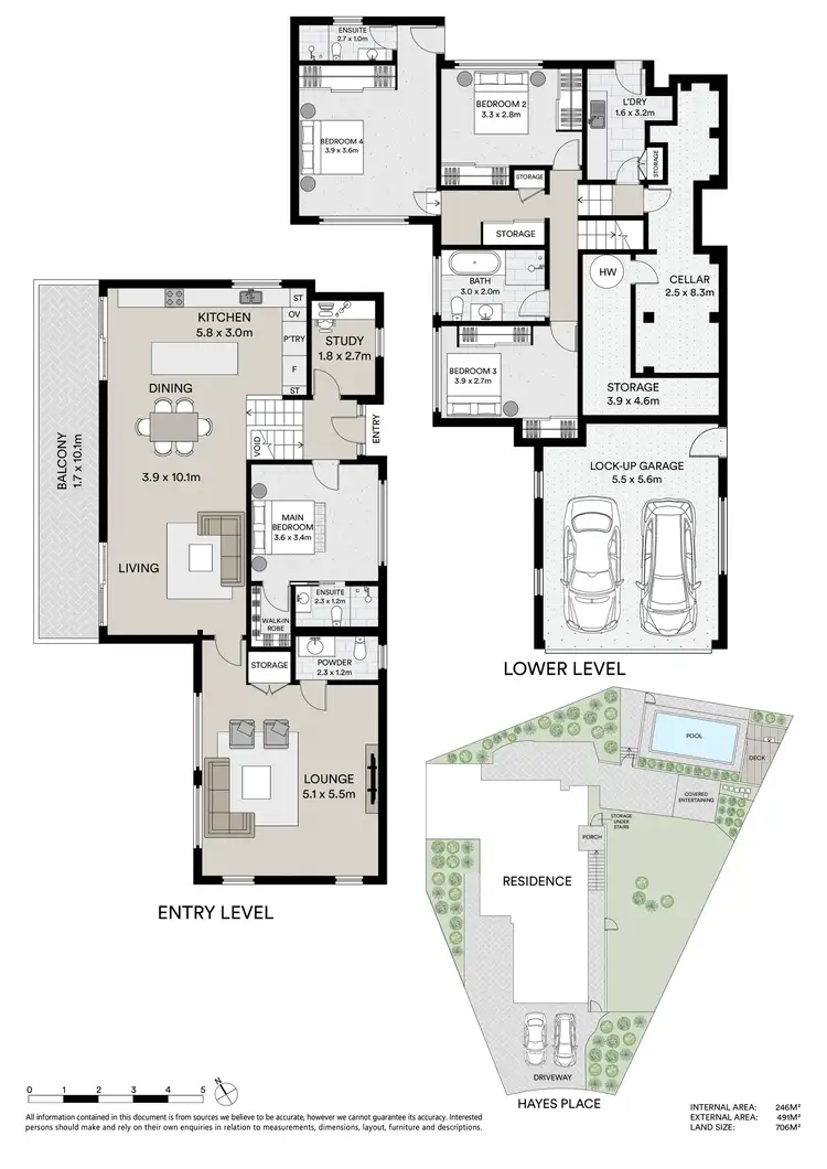 Floorplan of Homely house listing, 3 Hayes Place, Bonnet Bay NSW 2226