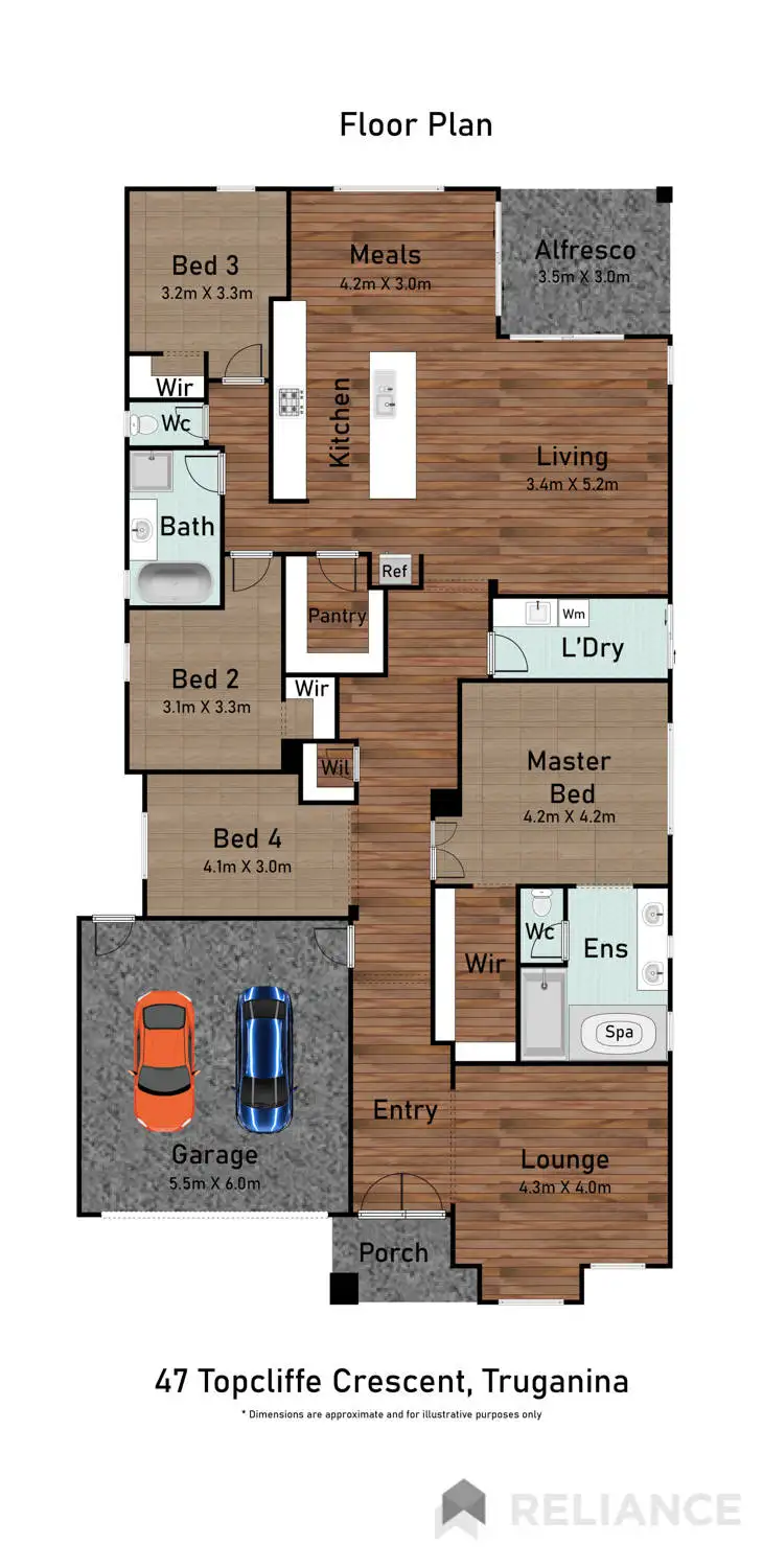 Floorplan of Homely house listing, 47 Topcliffe Crescent, Truganina VIC 3029