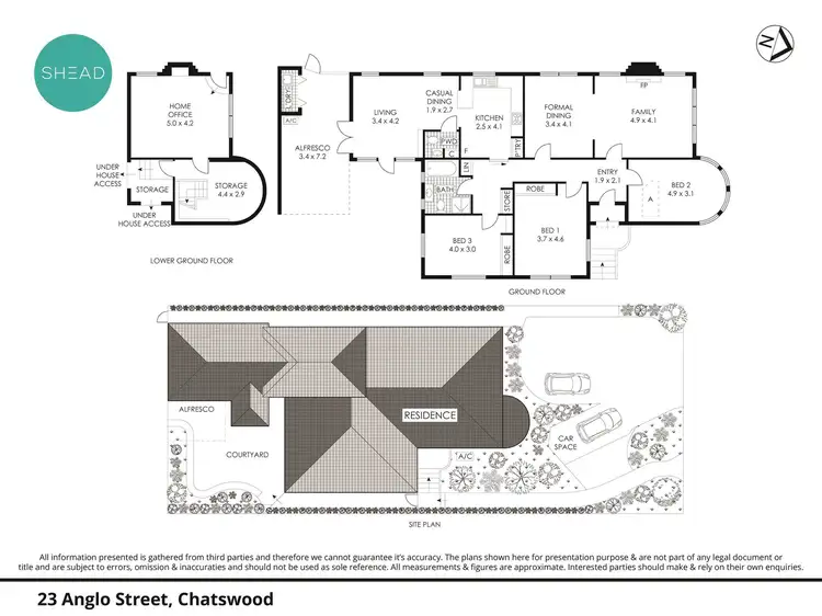 Floorplan of Homely house listing, 23 Anglo Street, Chatswood NSW 2067