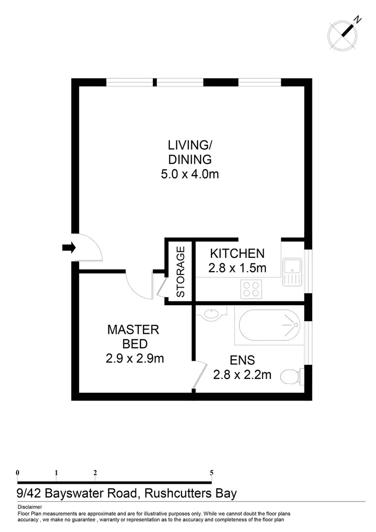 Floorplan of Homely apartment listing, 9/42 Bayswater Road, Rushcutters Bay NSW 2011