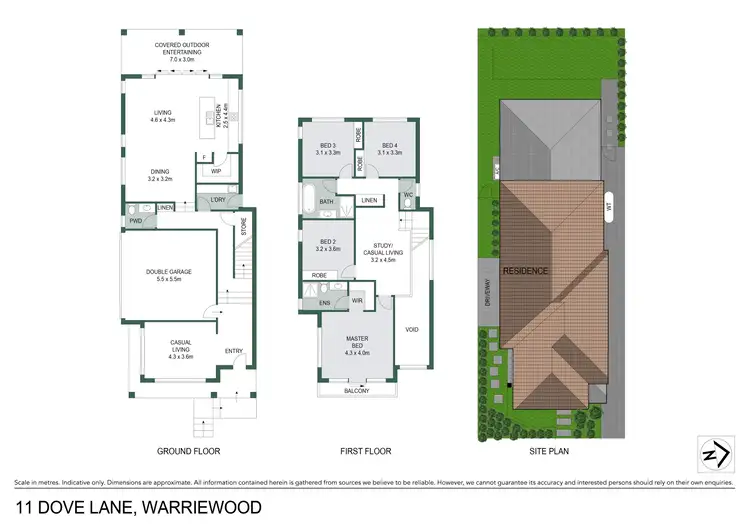 Floorplan of Homely house listing, 11 Dove Lane, Warriewood NSW 2102