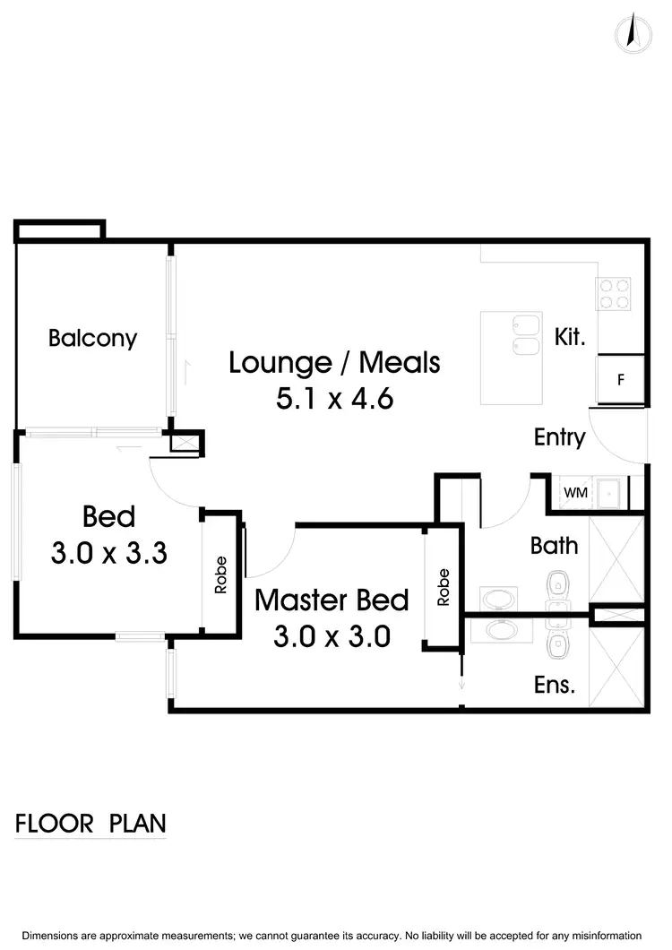 Floorplan of Homely apartment listing, 203/16-20 Sargood Street, Altona VIC 3018