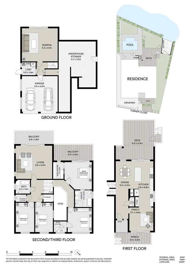 Floorplan of Homely house listing, 32 Turner Close, Blue Haven NSW 2262