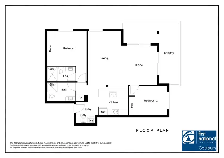 Floorplan of Homely unit listing, 15/29 Clinton Street, Goulburn NSW 2580