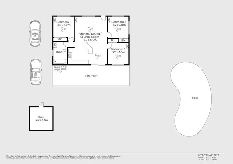 Floorplan of Homely house listing, 6 Tanami Court, Rosebery NT 832