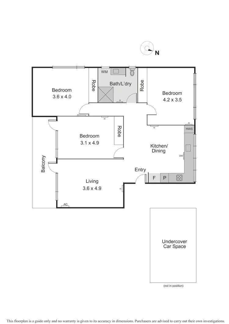 Floorplan of Homely apartment listing, 19/29 Dickens Street, Elwood VIC 3184