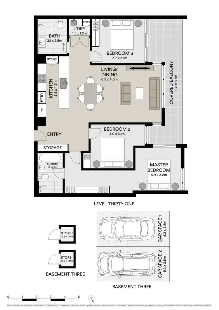 Floorplan of Homely apartment listing, 23103/2B Figtree Drive, Sydney Olympic Park NSW 2127