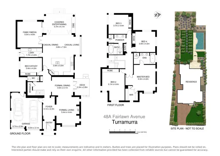Floorplan of Homely house listing, 48A Fairlawn Avenue, Turramurra NSW 2074