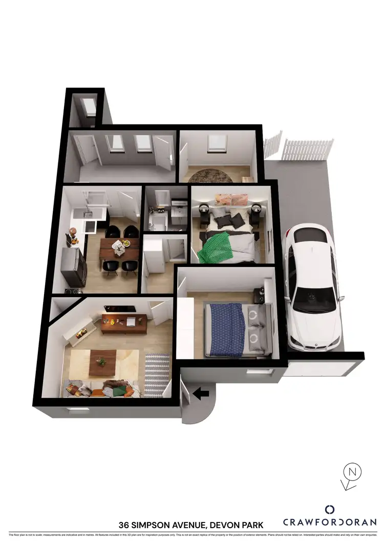 Floorplan of Homely house listing, 36 Simpson Avenue, Devon Park SA 5008