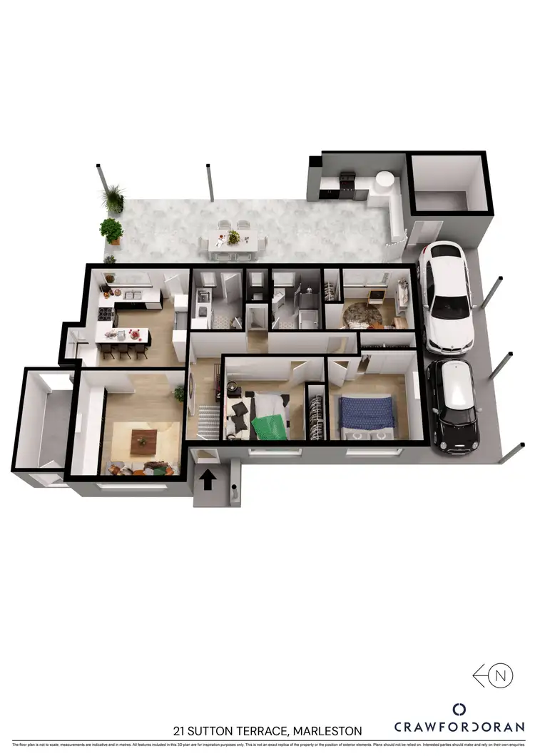Floorplan of Homely house listing, 21 Sutton Terrace, Marleston SA 5033
