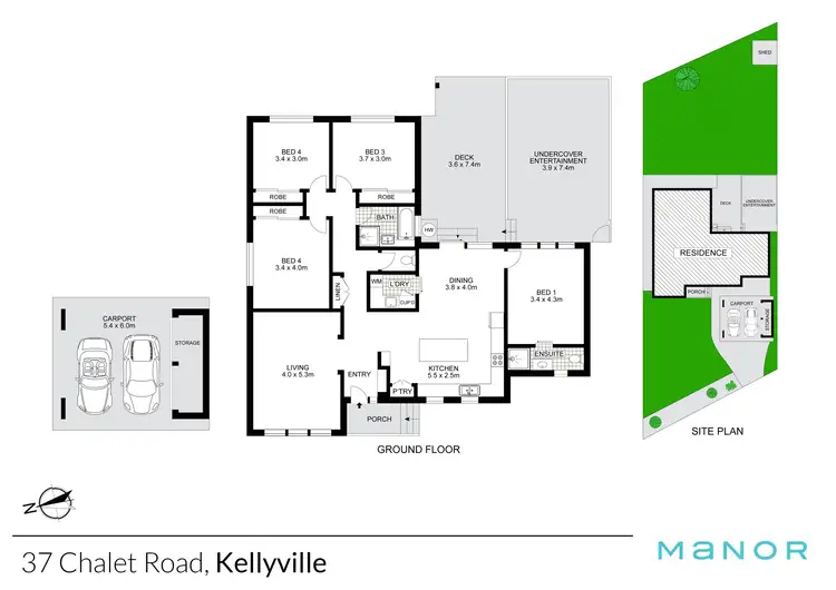 Floorplan of Homely house listing, 37 Chalet Road, Kellyville NSW 2155
