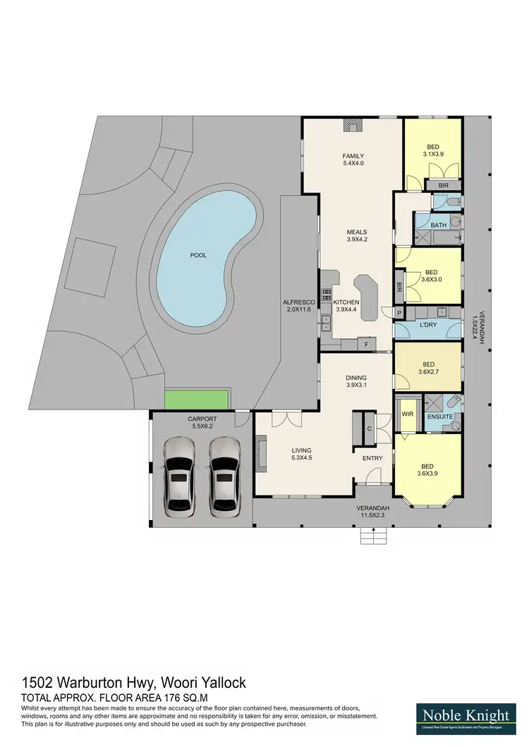 Floorplan of Homely house listing, 1502 Warburton Highway, Woori Yallock VIC 3139