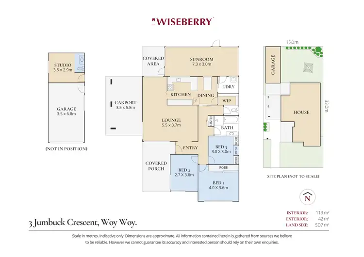 Floorplan of Homely house listing, 3 Jumbuck Crescent, Woy Woy NSW 2256