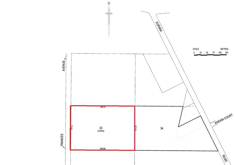Floorplan of Homely land listing, LOT 33 Frances Avenue, Port Lincoln SA 5606