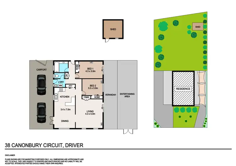 Floorplan of Homely house listing, 38 Canonbury Circuit, Driver NT 830