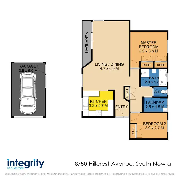 Floorplan of Homely villa listing, 8/50 Hillcrest Avenue, South Nowra NSW 2541
