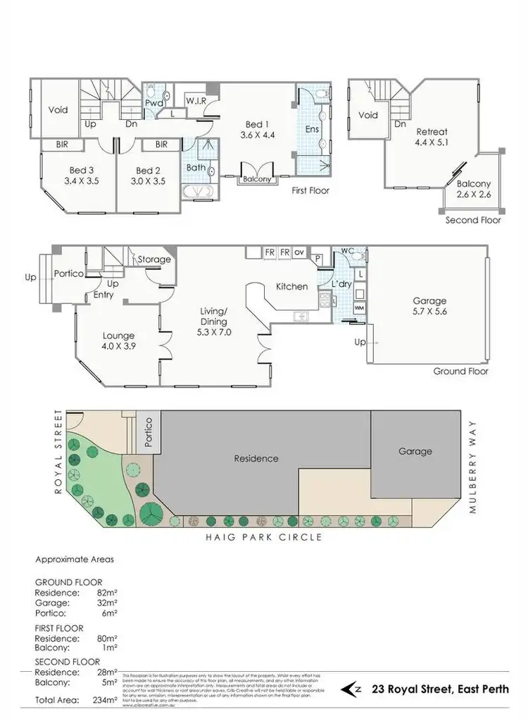 Floorplan of Homely house listing, 23 Royal Street, East Perth WA 6004