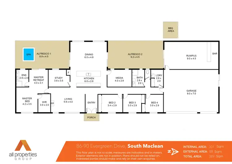 Floorplan of Homely house listing, 86-90 Evergreen Drive, South Maclean QLD 4280