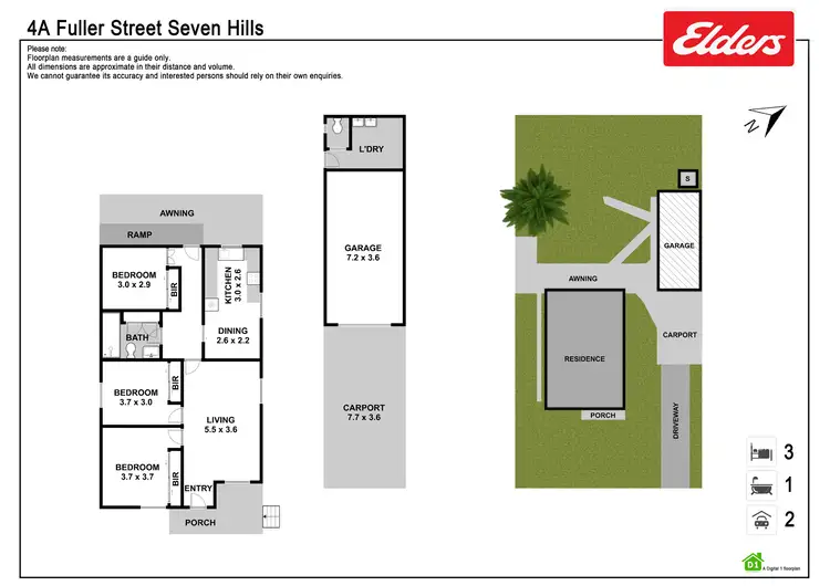 Floorplan of Homely house listing, 4A Fuller Street, Seven Hills NSW 2147