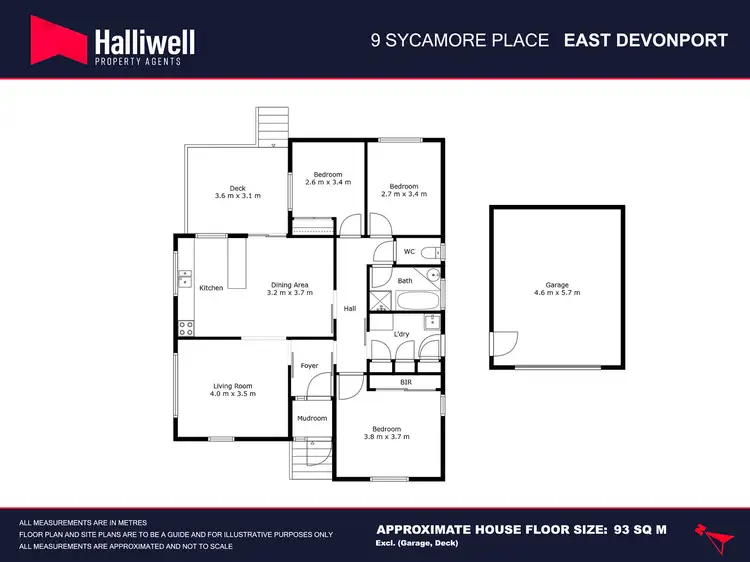 Floorplan of Homely house listing, 9 Sycamore Place, East Devonport TAS 7310