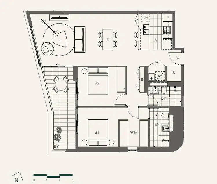 Floorplan of Homely apartment listing, 726/25 Spurway Drive, Norwest NSW 2153