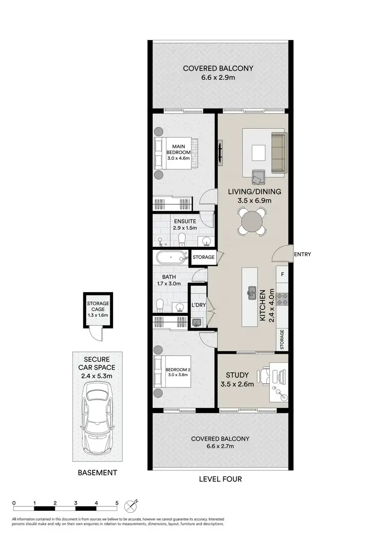 Floorplan of Homely apartment listing, 402/5 Henry Street, Turrella NSW 2205