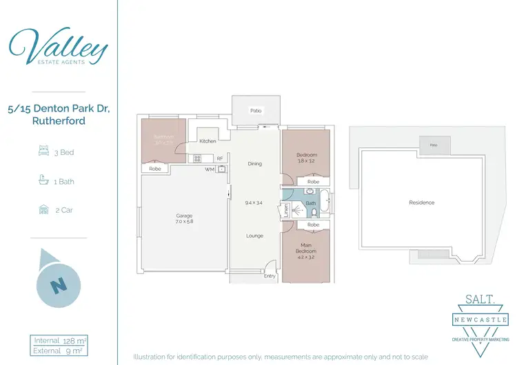 Floorplan of Homely villa listing, 5/15 Denton Park Drive, Rutherford NSW 2320