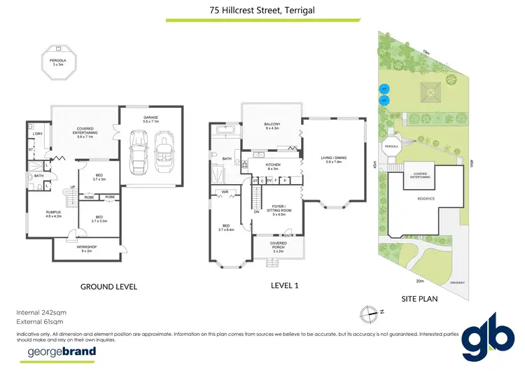Floorplan of Homely house listing, 75 Hillcrest Street, Terrigal NSW 2260