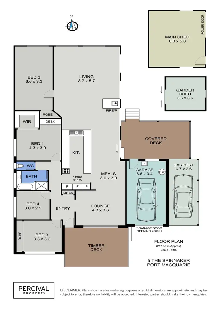 Floorplan of Homely house listing, 5 The Spinnaker, Port Macquarie NSW 2444
