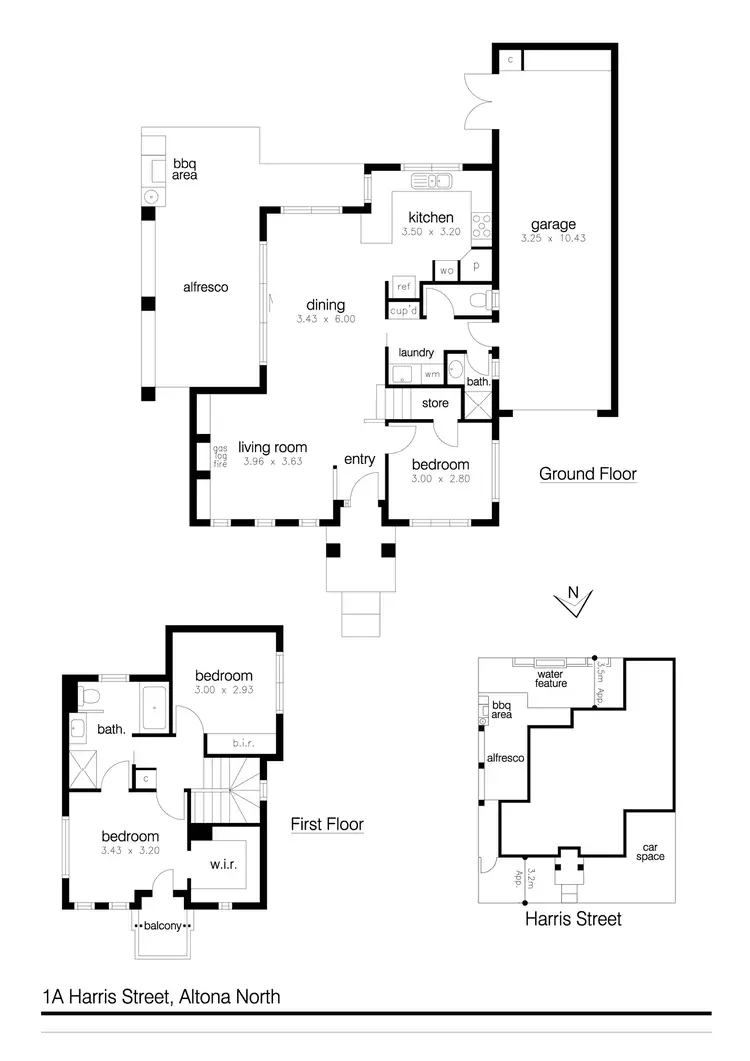 Floorplan of Homely house listing, 1a Harris Street, Altona North VIC 3025
