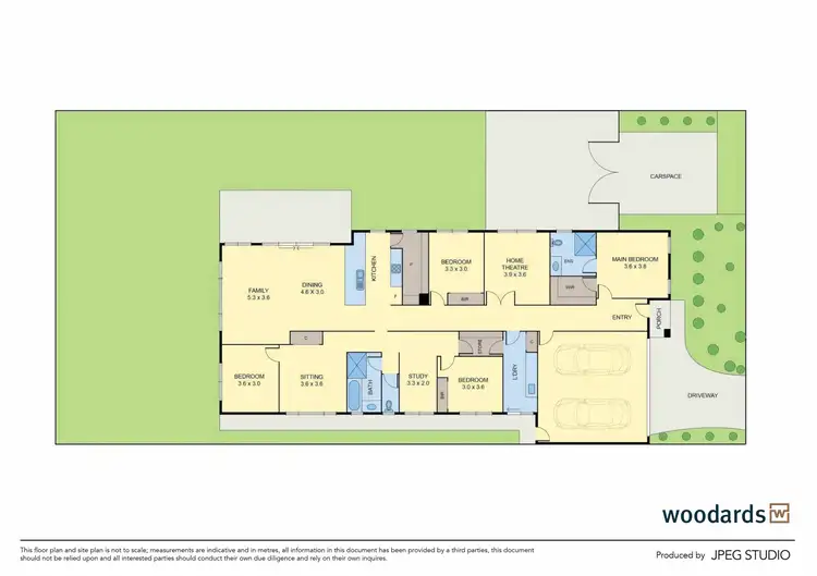 Floorplan of Homely house listing, 13 Buckland Boulevard, Gisborne VIC 3437