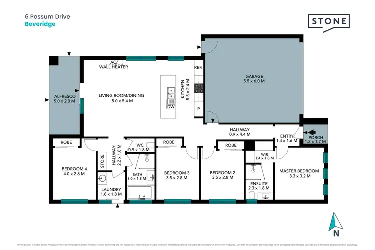 Floorplan of Homely house listing, 6 Possum Drive, Beveridge VIC 3753