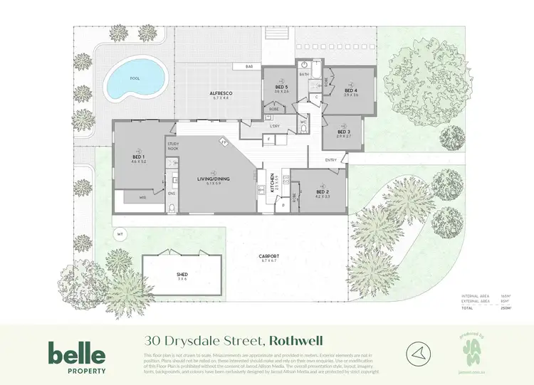 Floorplan of Homely house listing, 30 Drysdale Street, Rothwell QLD 4022