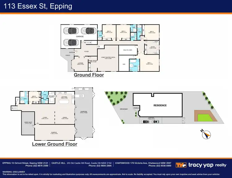 Floorplan of Homely house listing, 113 Essex Street, Epping NSW 2121