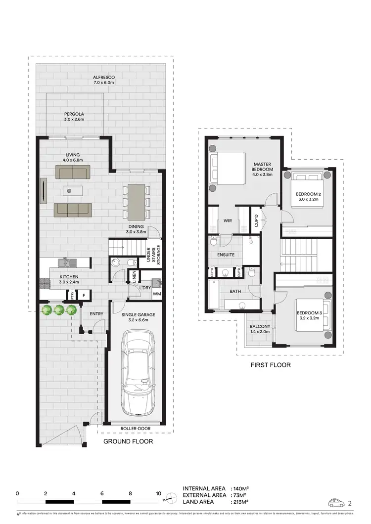 Floorplan of Homely townhouse listing, 10/100 Cotlew Street East, Southport QLD 4215