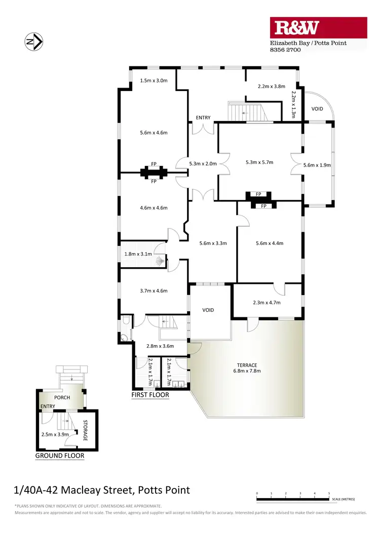 Floorplan of Homely apartment listing, 1/40a-42 Macleay Street, Potts Point NSW 2011