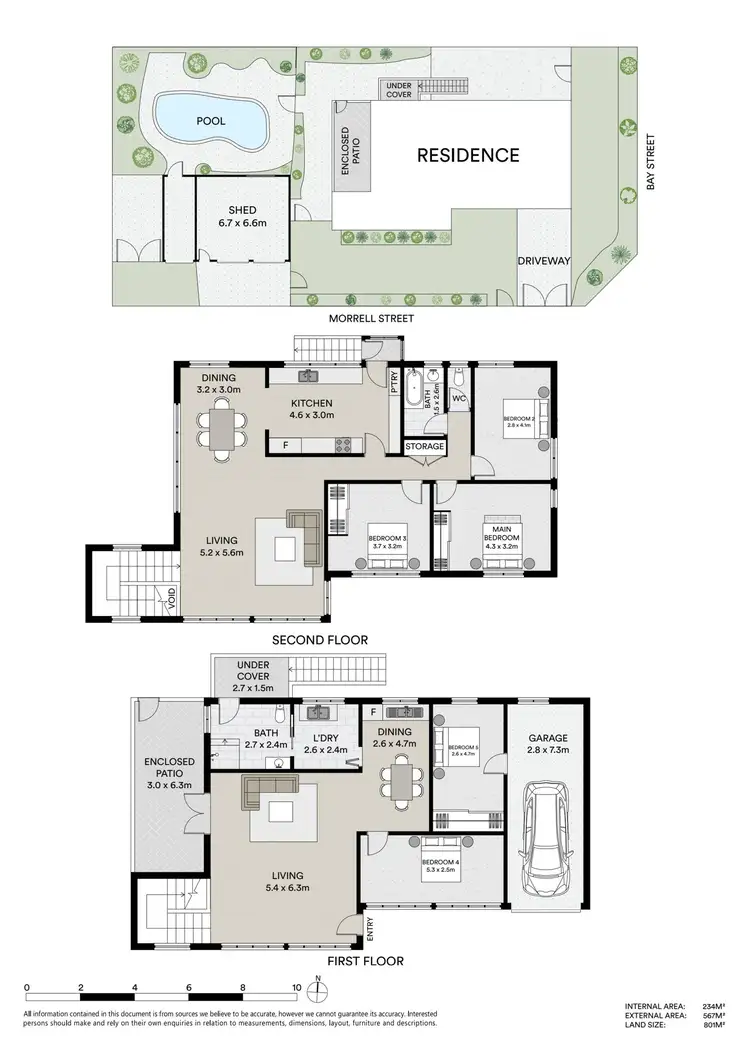 Floorplan of Homely house listing, 5 Morrell Street, Pallarenda QLD 4810