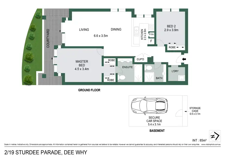 Floorplan of Homely unit listing, 2/19 Sturdee Parade, Dee Why NSW 2099