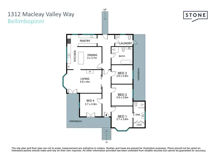 Floorplan of Homely house listing, 1312 Macleay Valley Way, Bellimbopinni NSW 2440